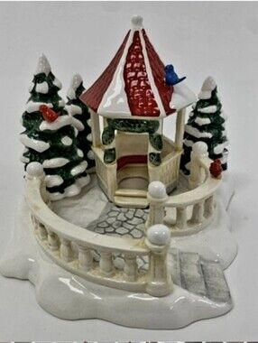VINTAGE DEPARTMENT 56 GAZEBO EUC ORIIGINAL SNOW VILLAGE